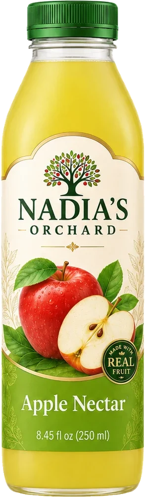 Apple nectar bottle