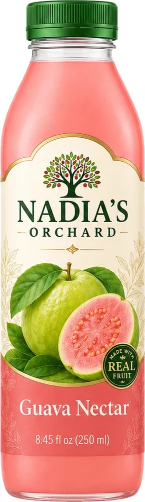 Guava nectar bottle
