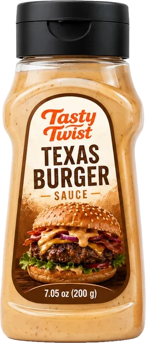 Texas Burger sauce bottle