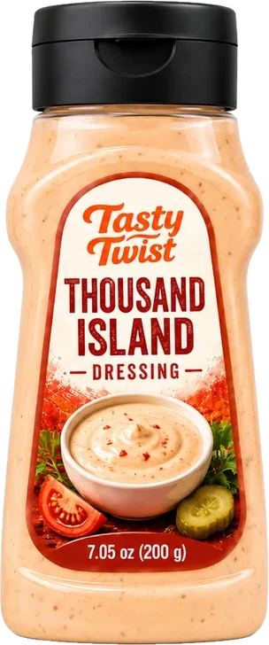 Thousand Island dressing bottle
